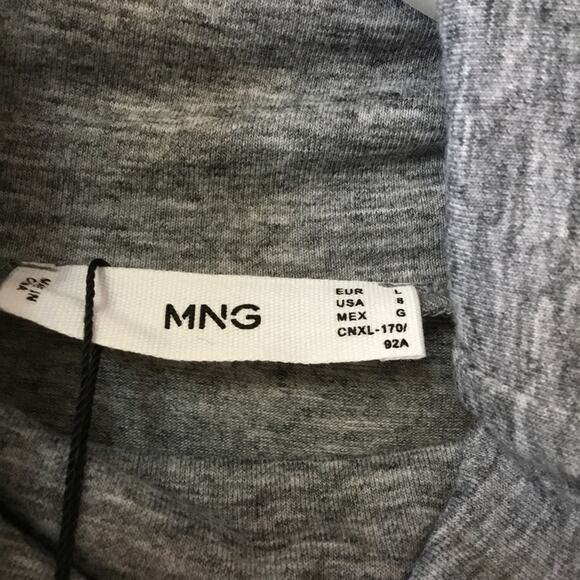 MNG Gray Oversized Turtleneck Dress - Picture 3 of 9